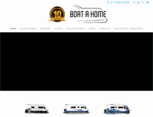 Tablet Screenshot of boatahome.com.au